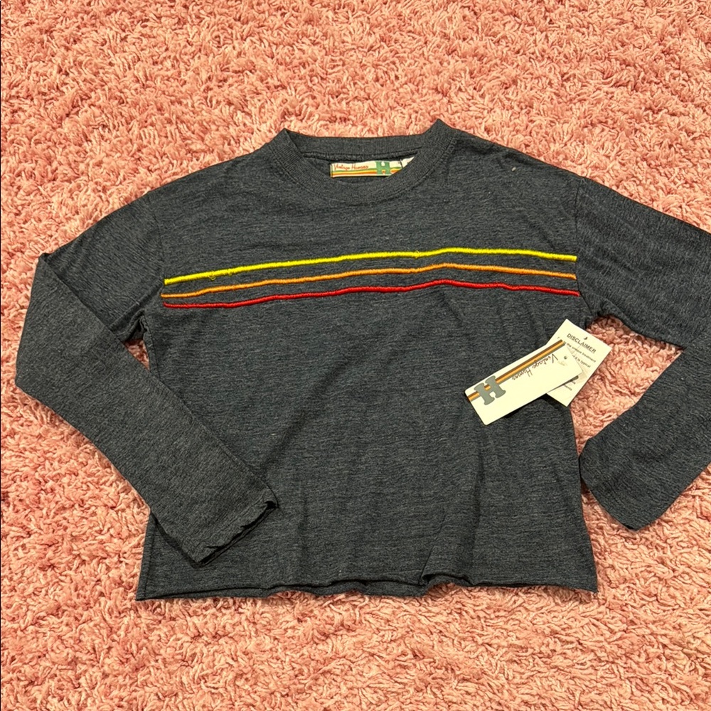 Cat & Jack Gray Long Sleeve Tee